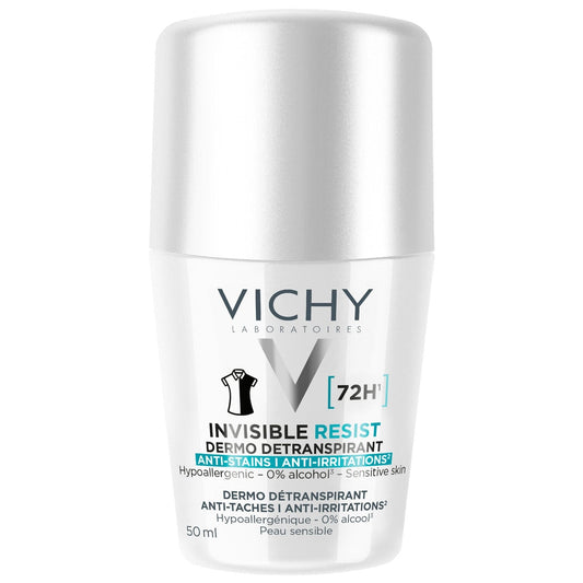 Déodorant Roll-on Homme Anti-traces Efficacité 72h Invisible Resist VICHY LABORATOIRES 