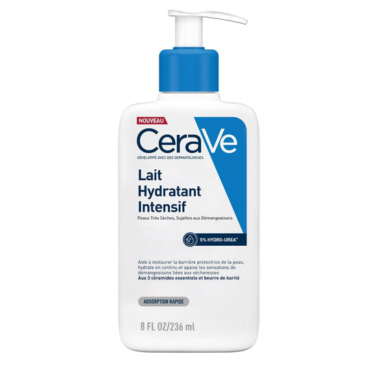Lait Corps Peau Sèche et Extra Sèche Hydrate et Restaure la Barrière Cutanée CERAVE le flacon de 236mL