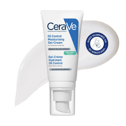 Face and Neck Gel for Combination to Oily Skin, Mattifying, Rebalancing, Moisturizing, Oil Control CERAVE