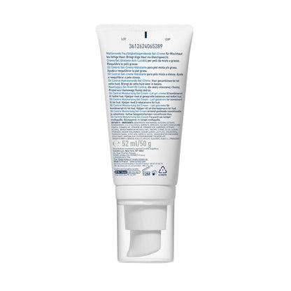 Face and Neck Gel for Combination to Oily Skin, Mattifying, Rebalancing, Moisturizing, Oil Control CERAVE