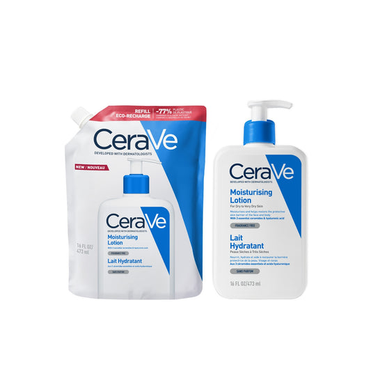 CERAVE Moisturizing Milk for Face and Body for Dry Skin