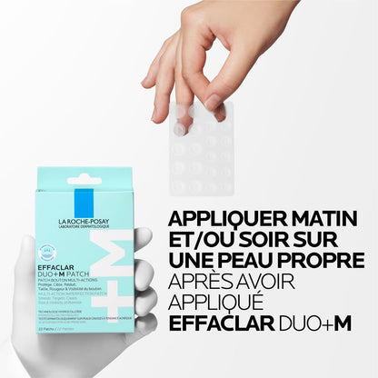 Patch Bouton Multi-Actions Protège Cible Réduit Atténue Imperfections Visage Peaux Grasses À Tendance Acnéique Multi-Actions Technologie Hydrocolloïde Testé Sous Contrôle Dermatologique Gamme Effaclar Duo+M LA ROCHE-POSAY 