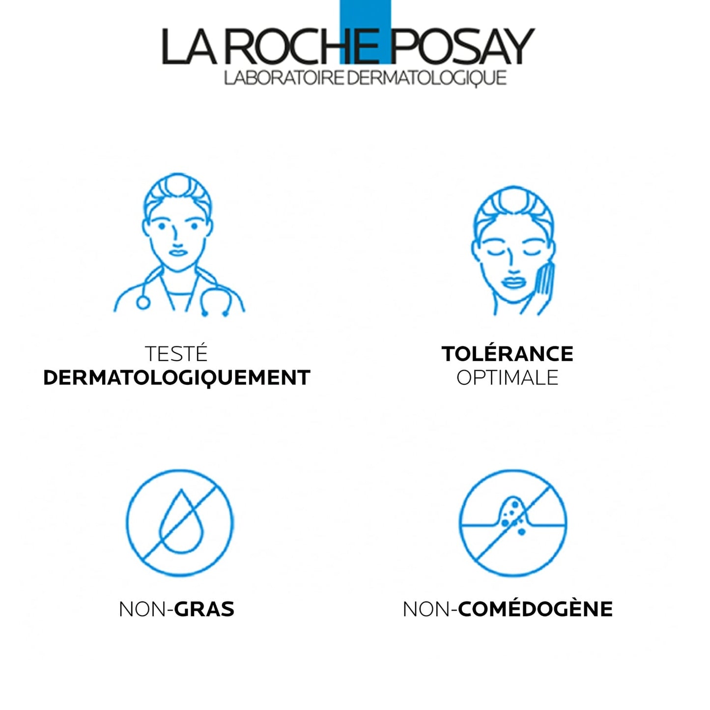 Soin Hydratation Intense Visage Peau Déshydratée Peau Repulpée Acide Hyaluronique Technologie Verte 72H Hydratation Restaure l'Éclat Hydraphase HA Riche LA ROCHE-POSAY 