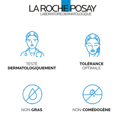 Soin Hydratation Intense Visage Peau Déshydratée Peau Repulpée Acide Hyaluronique Technologie Verte 72H Hydratation Restaure l'Éclat Hydraphase HA Riche LA ROCHE-POSAY 