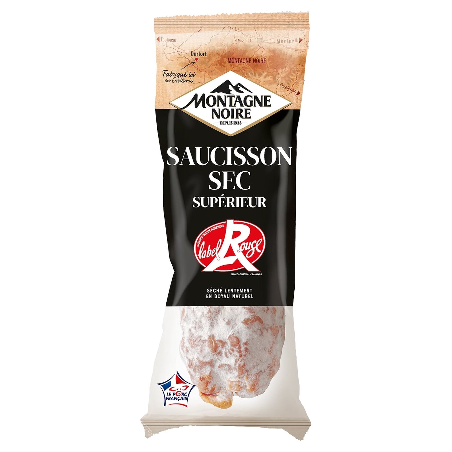Saucisson Sec Label Rouge MONTAGNE NOIRE 
