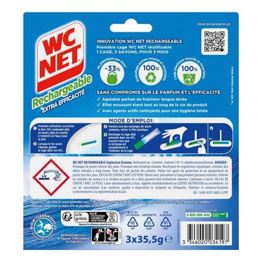 Ocean Explosion WC NET Toilet Block Refill