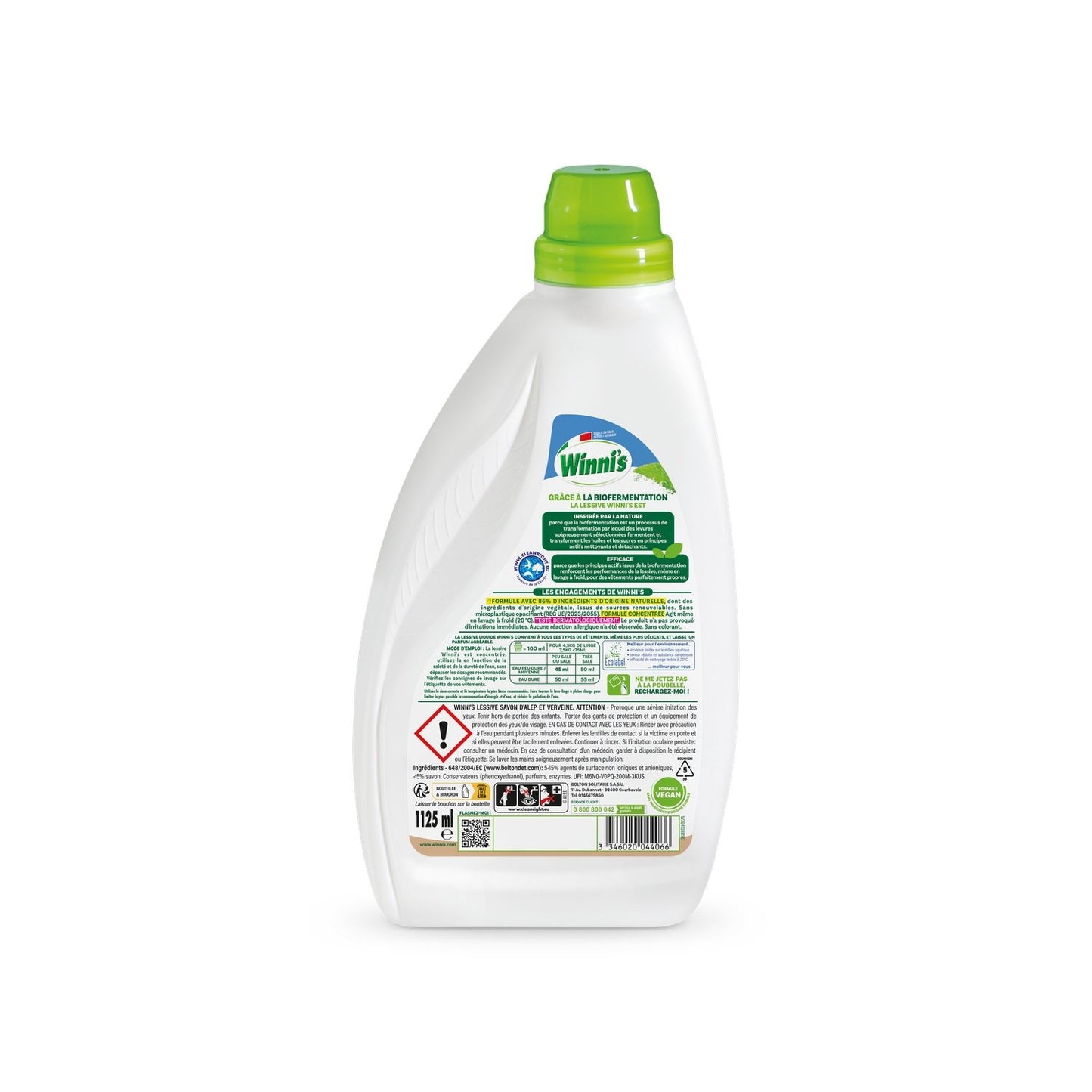 WINNI'S Biofermentation Liquid Laundry Detergent with Aleppo Soap and Verbena