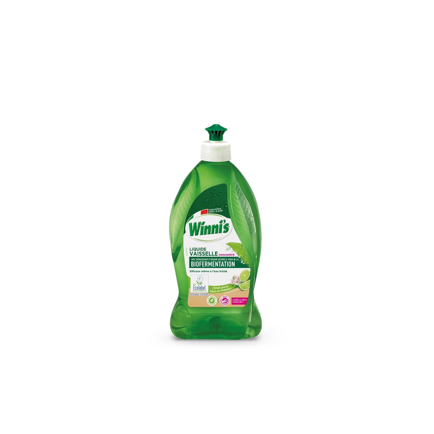 WINNI'S Concentrated Dishwashing Liquid Biofermentation Lime and Apple Blossom