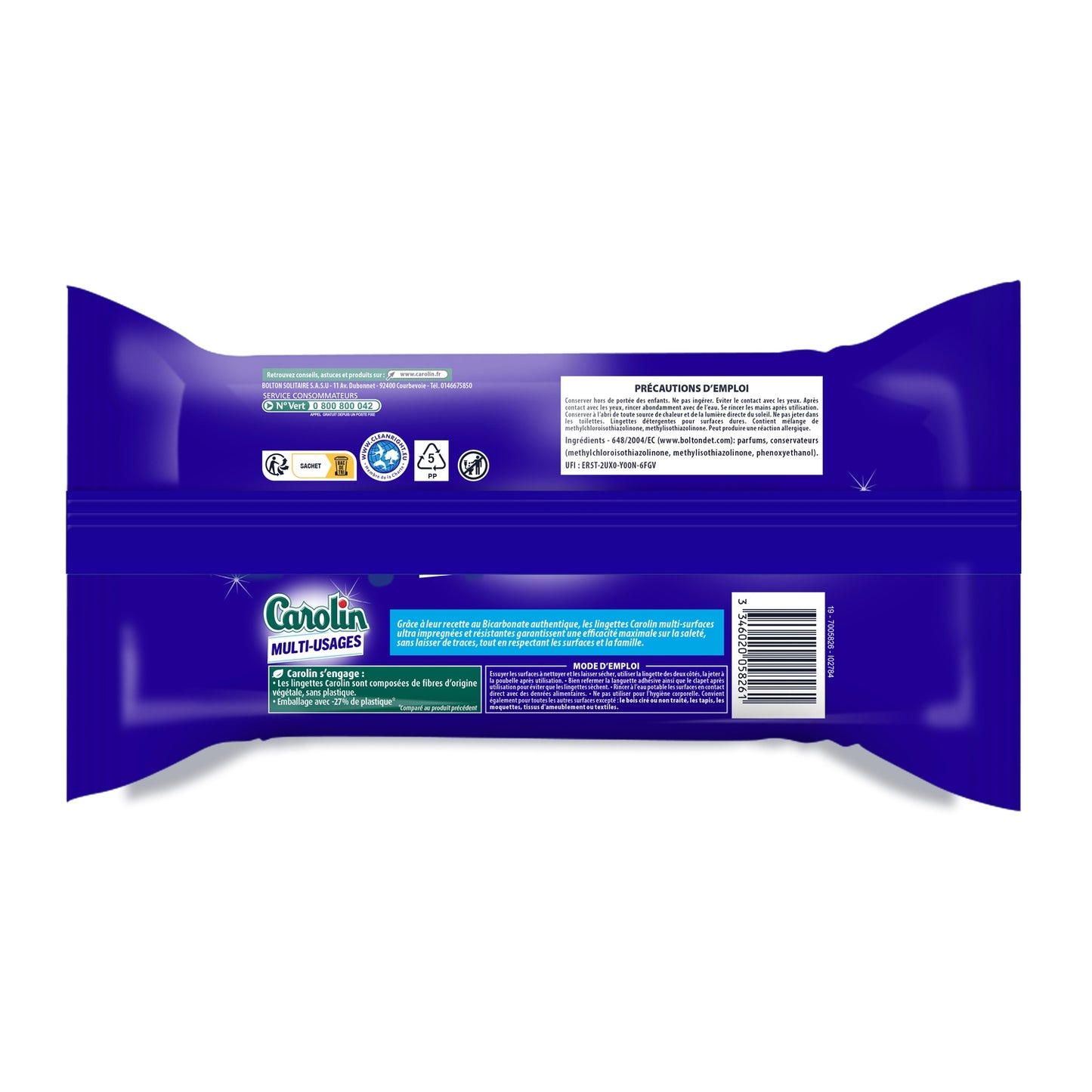 CAROLIN Mehrzweck-Resistente Bicarbonat-Tücher