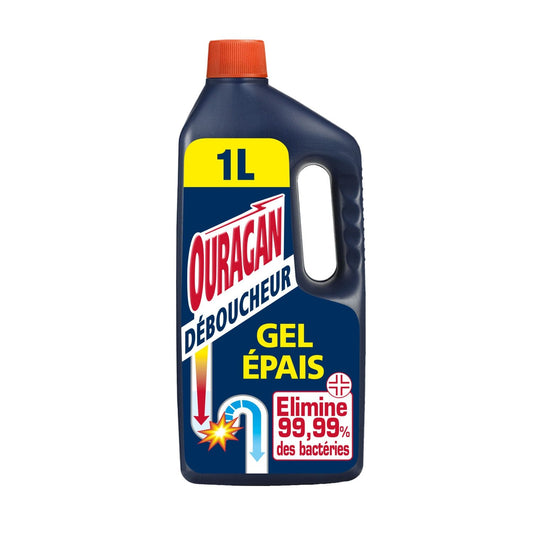 Déboucheur Gel Épais OURAGAN le bidon de 1L