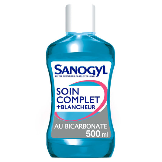 Bain de Bouche Complet + Blancheur SANOGYL le flacon de 500 ml