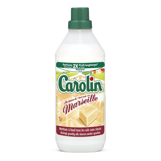 Nettoyant Sol Savon de Marseille CAROLIN la bouteille de 1L