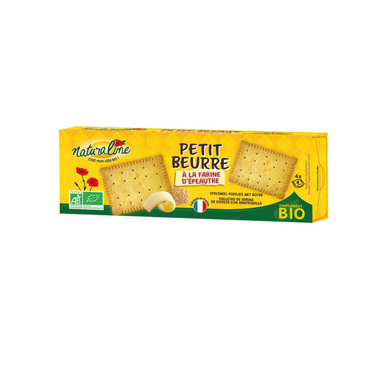 Biscuits à l'Épeautre Pur Beurre Bio NATURALINE le paquet de 150g