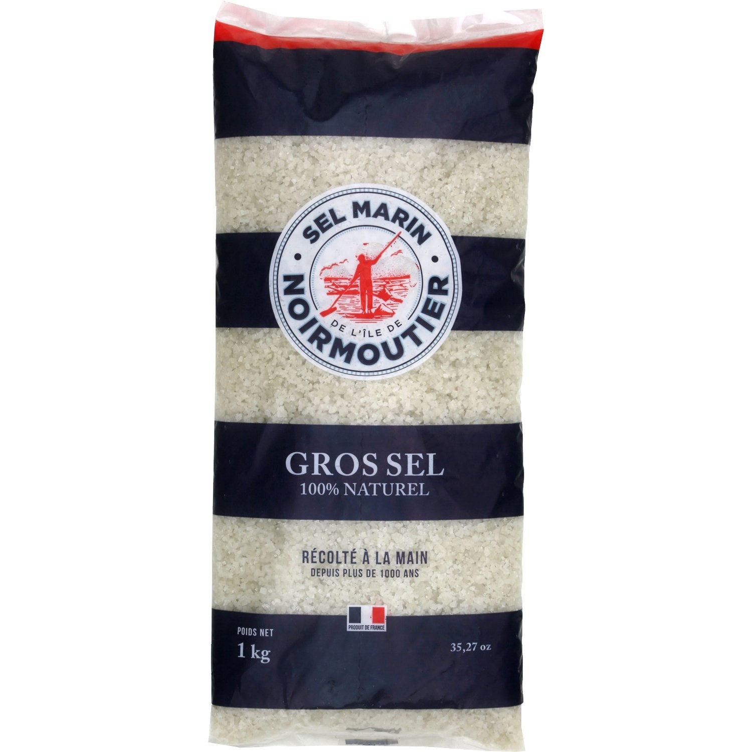 Gros Sel Naturel SEL ILE DE NOIRMOUTIER le sachet de 1 kg
