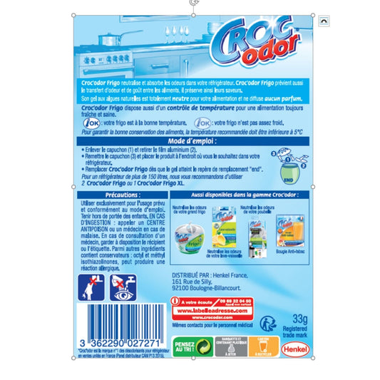 CROC'ODOR Fridge Deodorizer