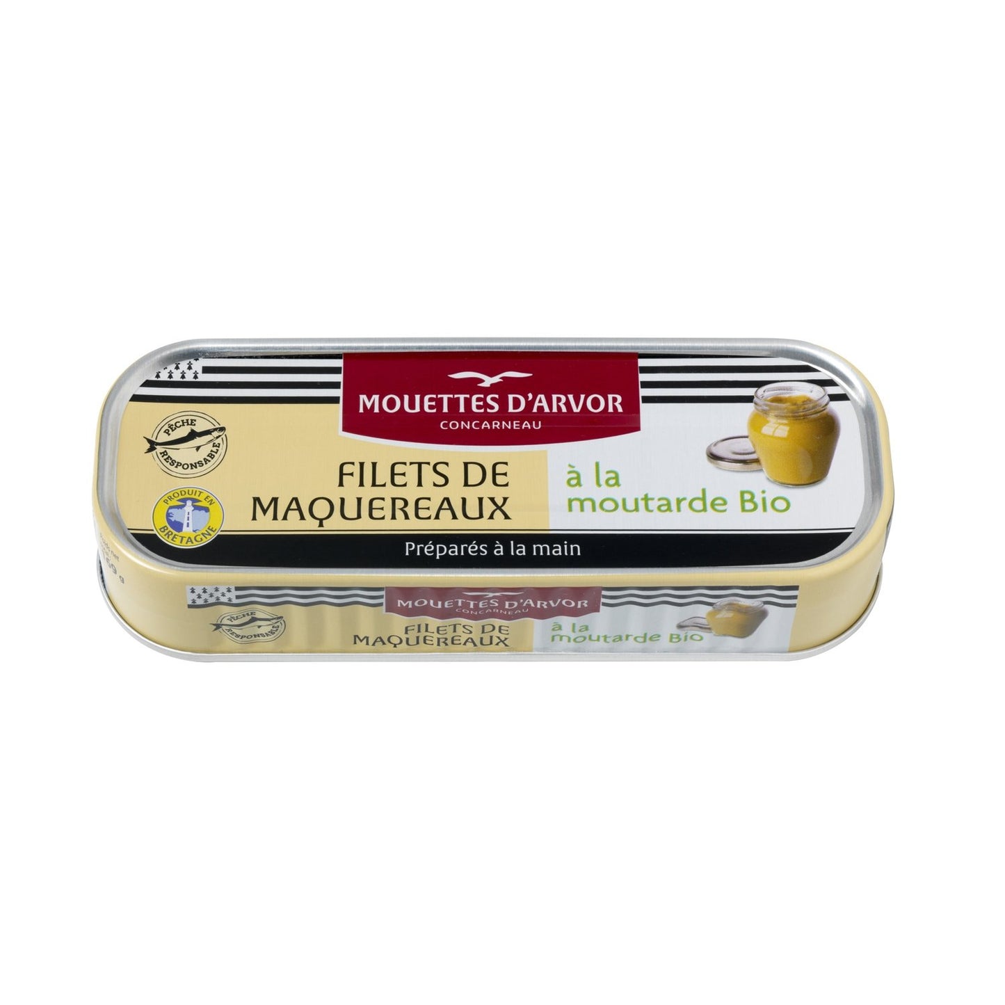 Organic Mackerel Fillets with Mustard LES MOUETTES D'ARVOR