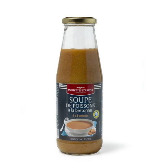 Soupe de Poissons à la Bretonne LES MOUETTES D'ARVOR le flacon de 725mL