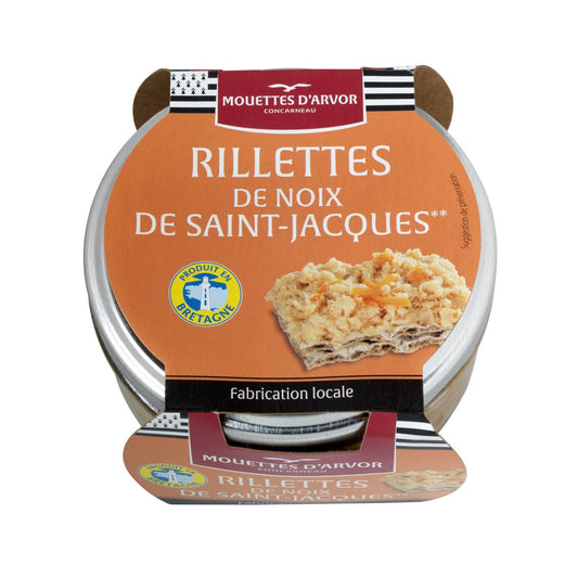 Rillettes de Noix de St Jacques LES MOUETTES D'ARVOR le bocal de 125g