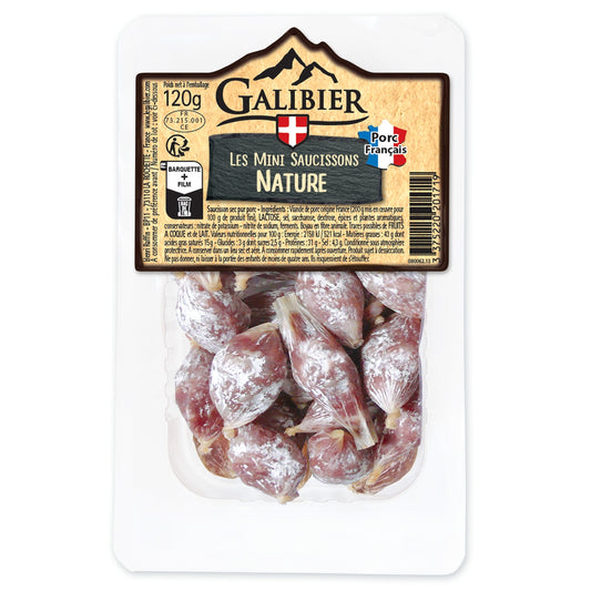 Mini Saucissons Secs Pur Porc LE GALIBIER 