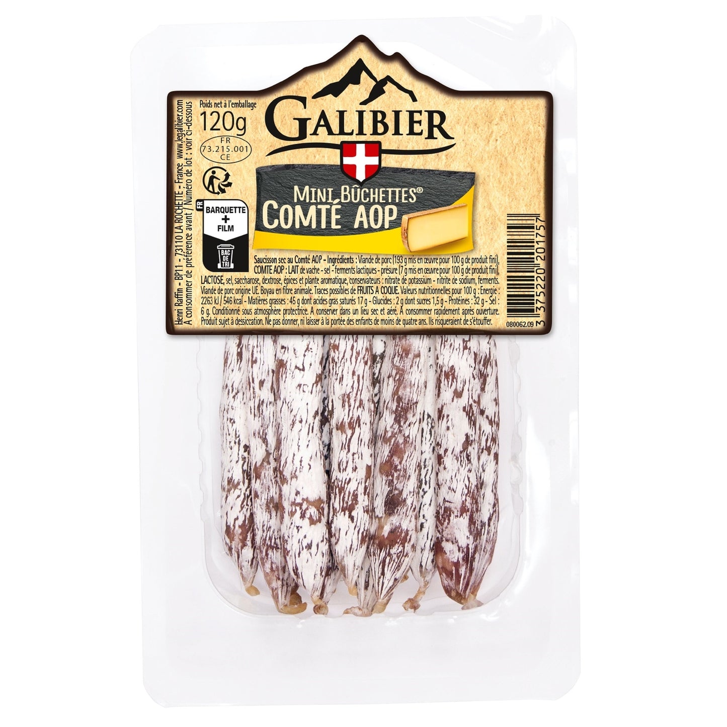 Saucisson au Comté LE GALIBIER 