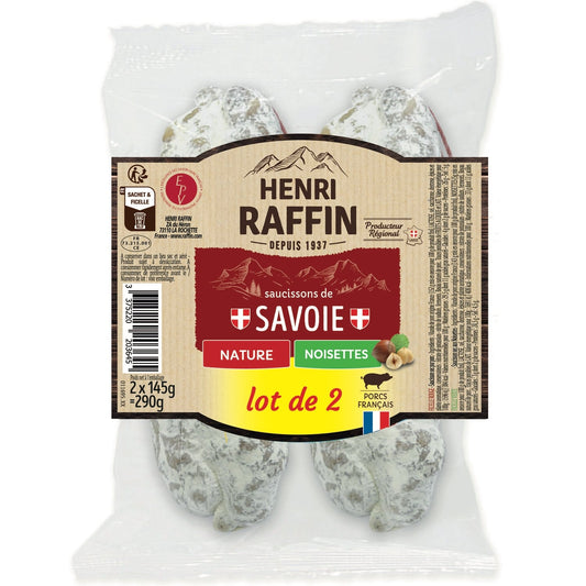 Saucisson Sec et Noisettes HENRI RAFFIN 