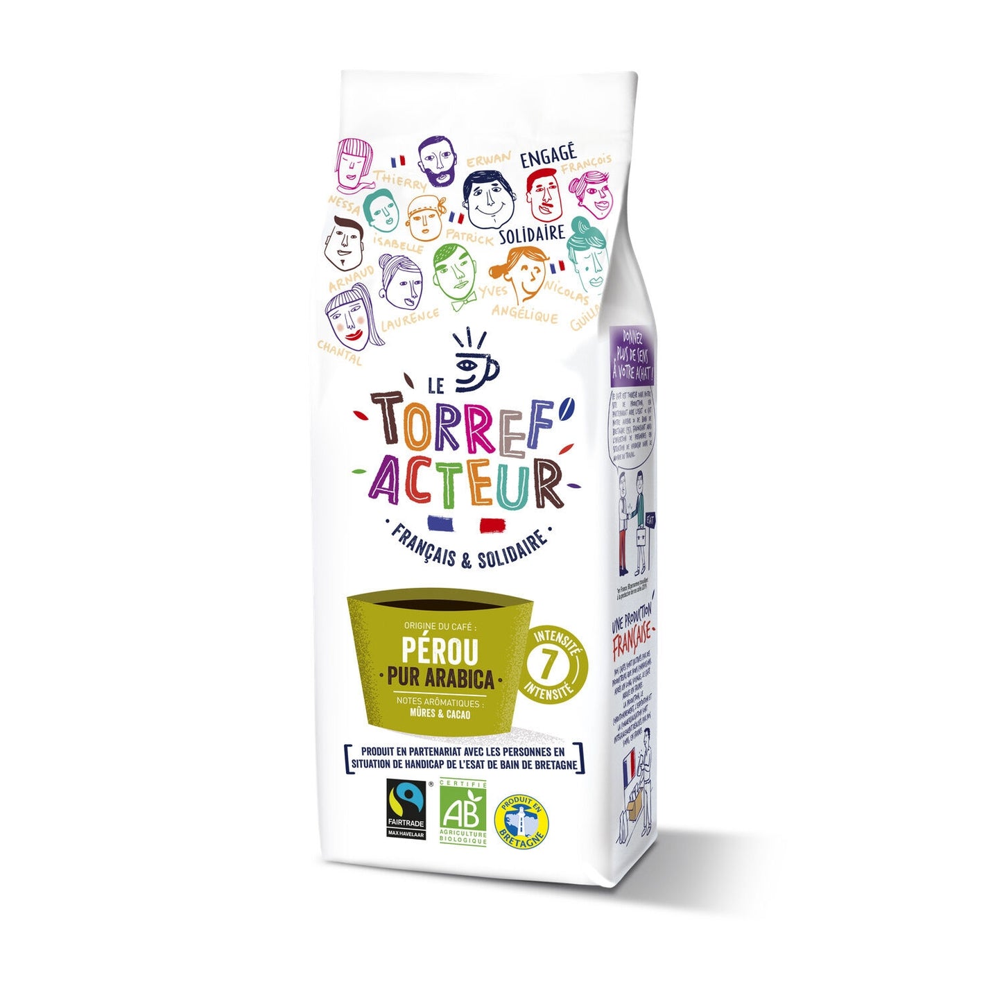 Pure Organic Arabica Peruvian Ground Coffee LE RORREF'ACTEUR