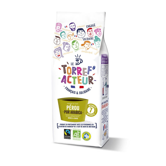 Pure Organic Arabica Peruvian Ground Coffee LE RORREF'ACTEUR
