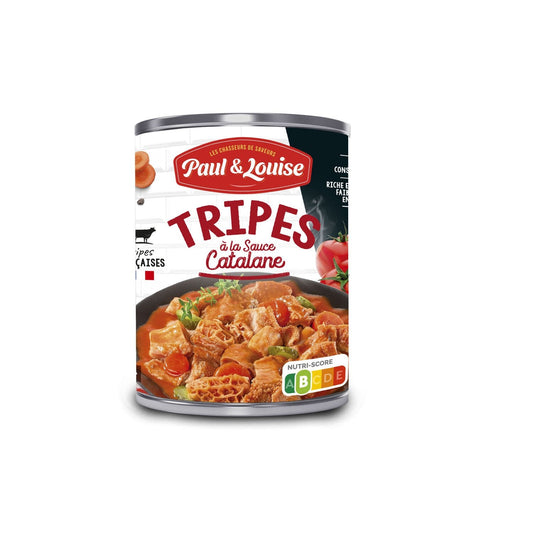 Tripes Cuisiné à la Sauce Catalane Paul & LOUISE la boite de 400g
