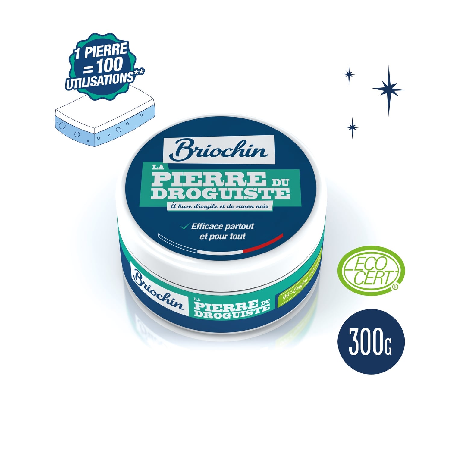 Crème à récurer Multi-Usage Savon de Marseille BRIOCHIN 
