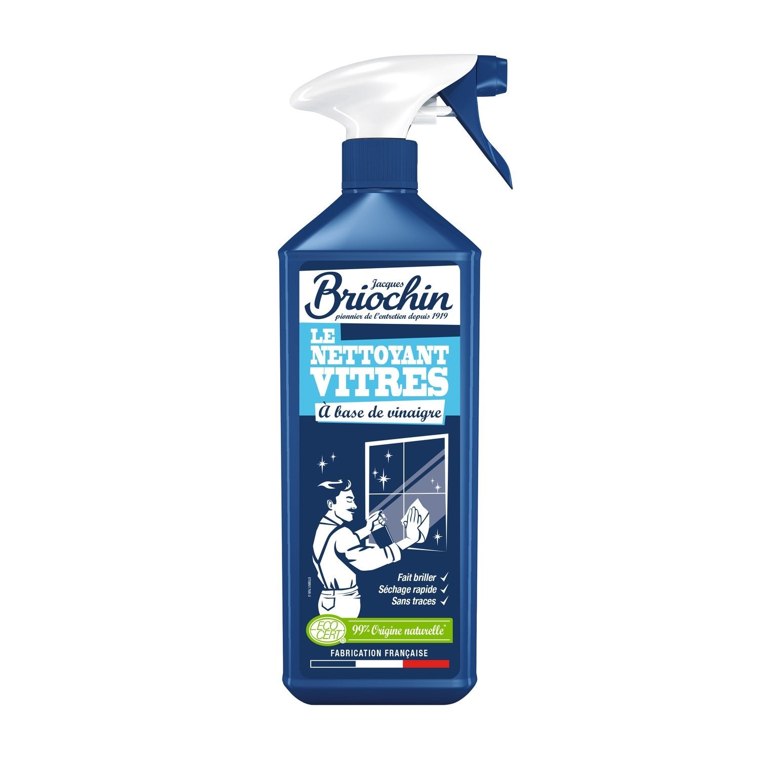 Nettoyant Vitres Ecocert JACQUES BRIOCHIN le spray de 750ml