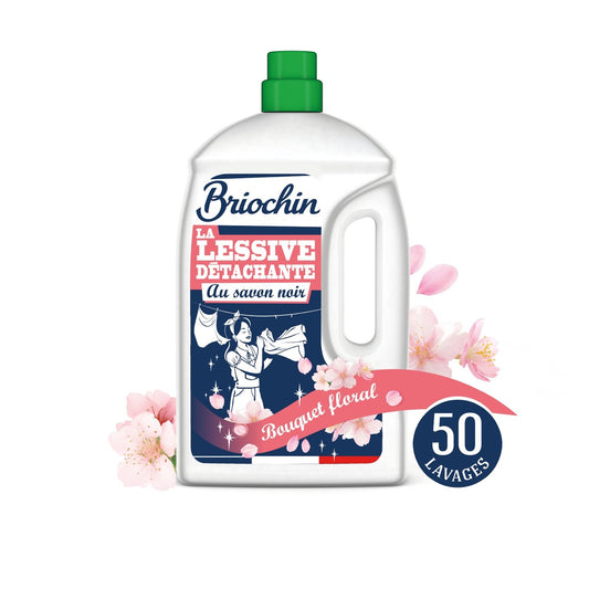 BRIOCHIN Floral Bouquet Black Soap Stain Remover Liquid Laundry Detergent