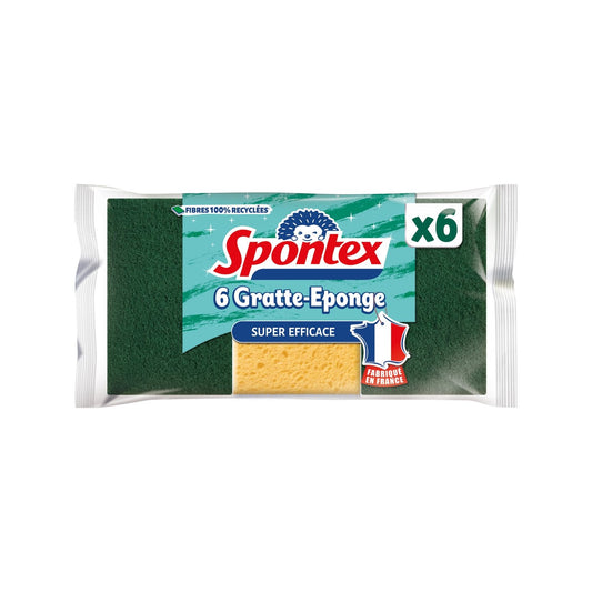 SPONTEX Recycled Fiber Scouring Sponge