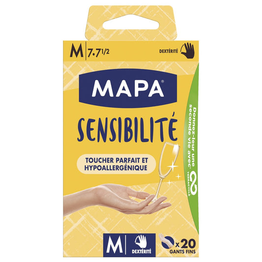 Gant Sensibilité  Taille M MAPA le lot de 20 gants