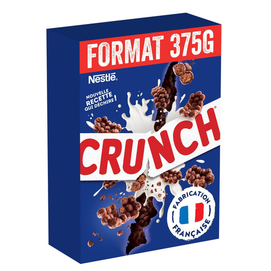 Céréales Crunch Chocolat NESTLE le paquet de 375g
