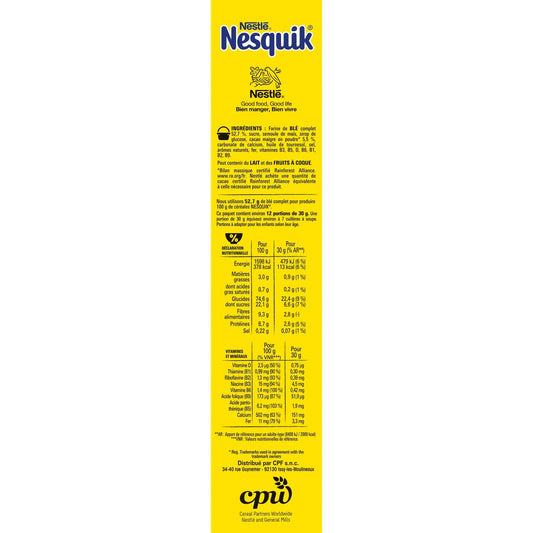 Nesquik Chocolate Cereal Nestle