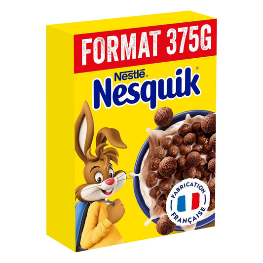 Céréales Nesquik Chocolat NESTLE le paquet de 375g