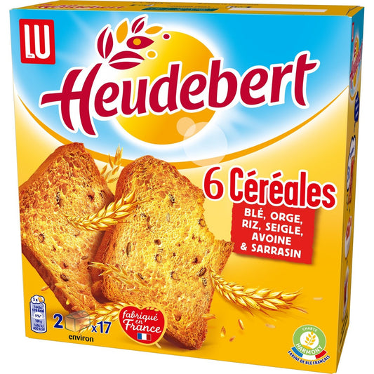 Biscottes 6 Céréales Heudebert LU