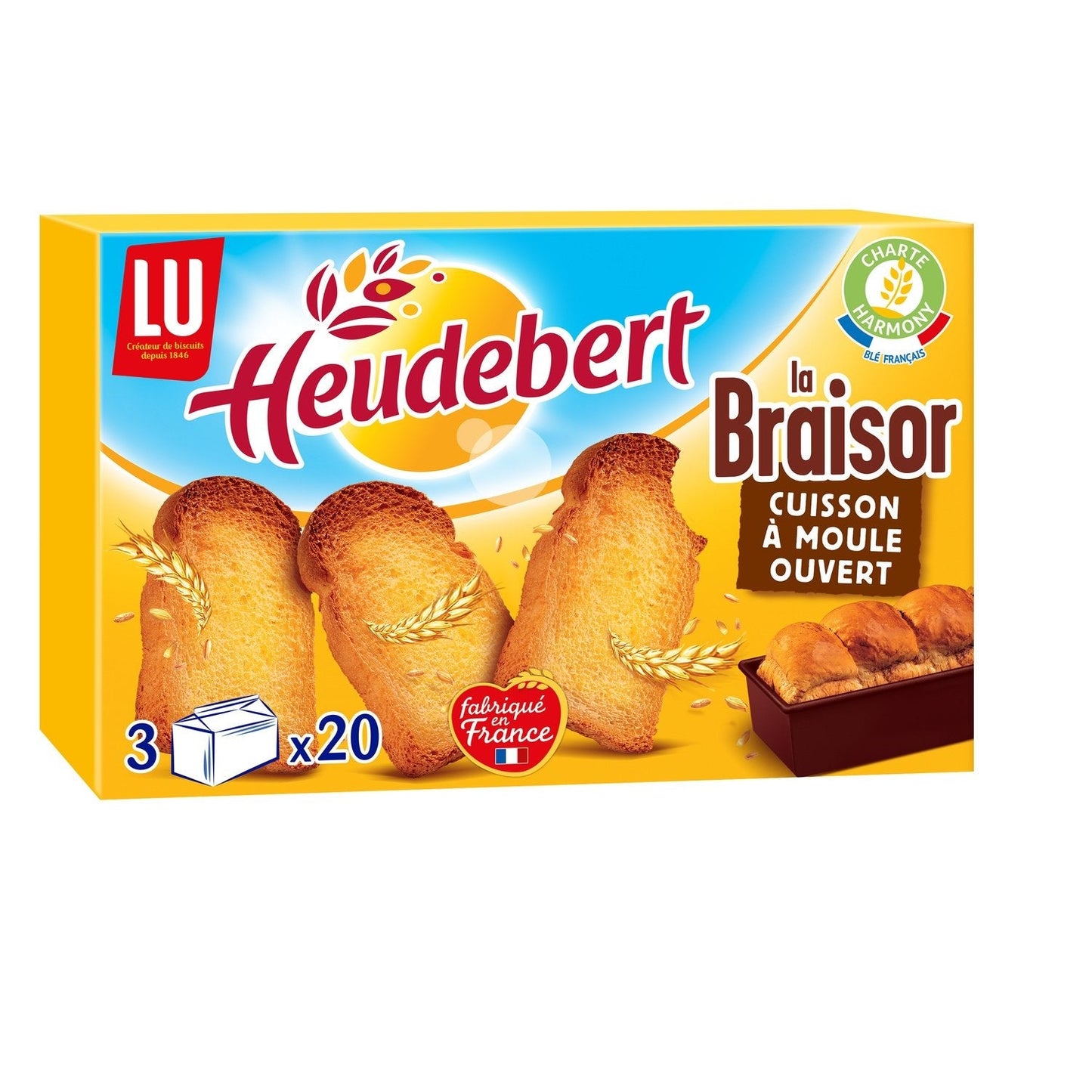 [ANTI-GASPILLAGE] Biscottes la Braisor Heudebert LU - Date de durabilité minimale : 28/02/2026