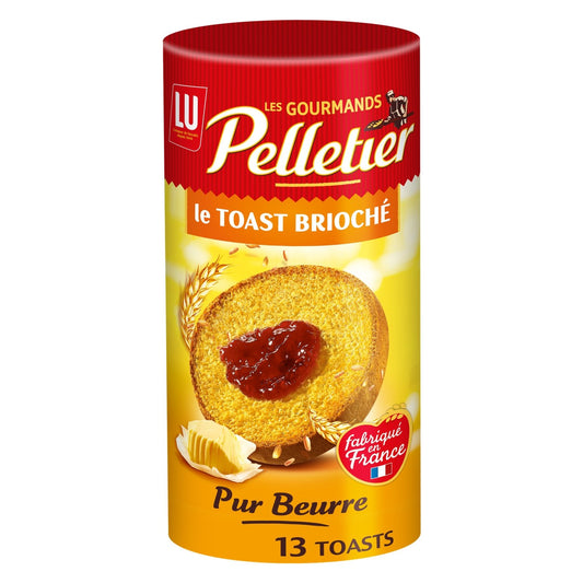 Toasts Brioché Pelletier LU Le paquet de 13 toasts - 150 g