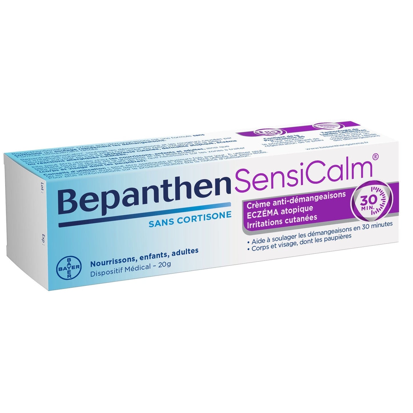 Crème Anti-démangeaisons Eczéma Apaise et Répare Sensicalm BEPANTHEN 