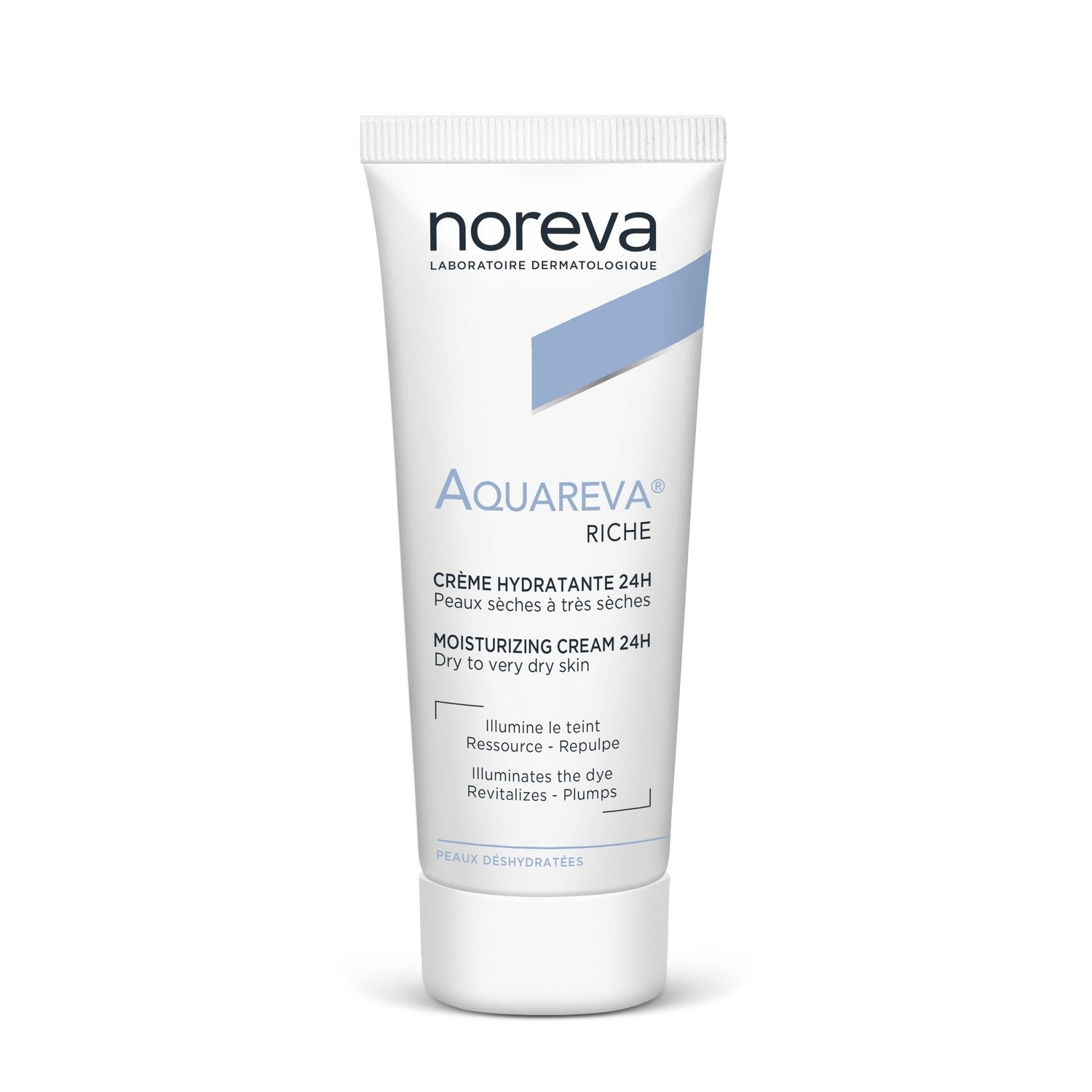 Crème Hydratante Riche Visage Peau Sèche et Très Sèche Aquareva NOREVA le tube de 40mL