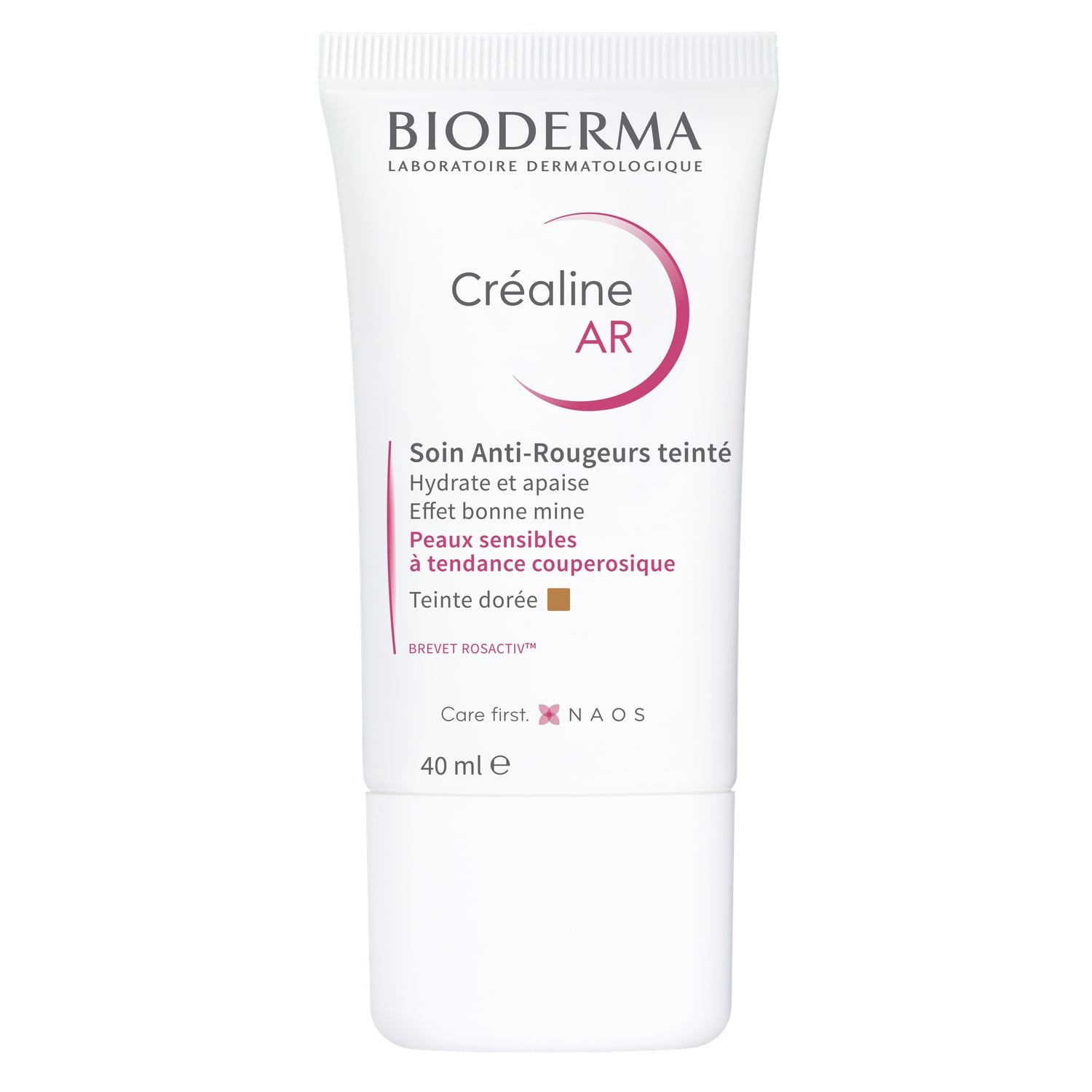 Crème teintée Visage Anti-Rougeurs Doré Créaline BIODERMA 