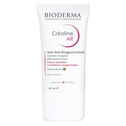 Crème teintée Visage Anti-Rougeurs Doré Créaline BIODERMA 