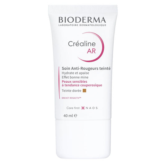Crème teintée Visage Anti-Rougeurs Doré Créaline BIODERMA 