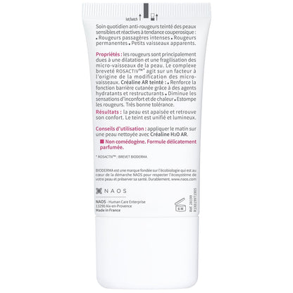 Crème teintée Visage Anti-Rougeurs Doré Créaline BIODERMA 