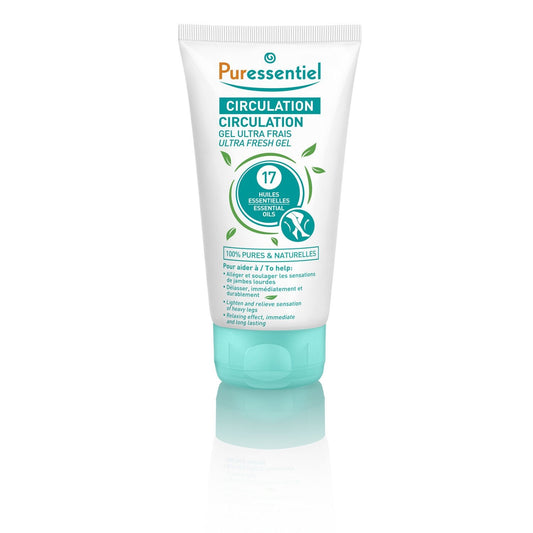 Gel Ultra Frais aux 17 Huiles Essentielles Jambes Lourdes PURESSENTIEL le tube de 125mL