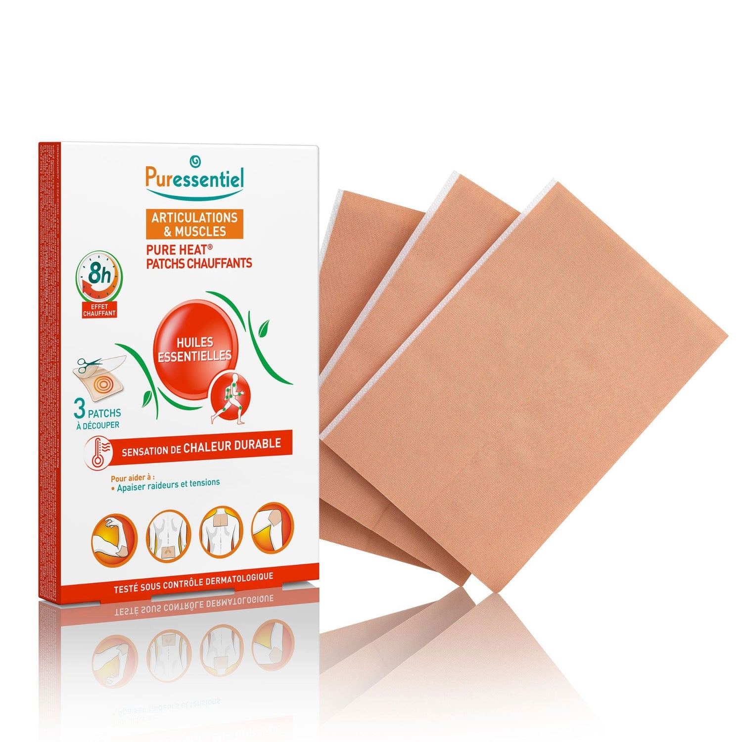 Patchs Chauffants Articulations et Muscles aux 14 Huiles Essentielles PURESSENTIEL 