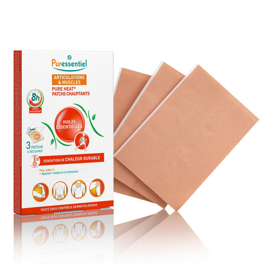 Patchs Chauffants Articulations et Muscles aux 14 Huiles Essentielles PURESSENTIEL 