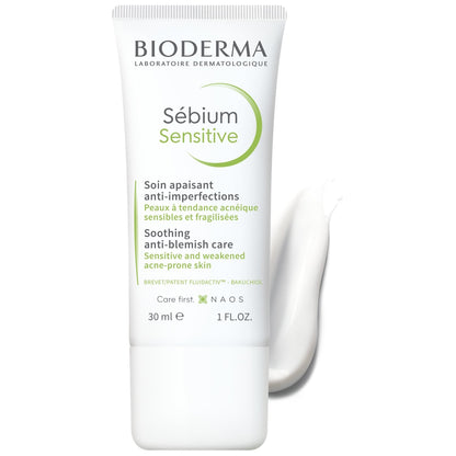 Soin Apaisant Anti-imperfections Visage Peau Sensible Sébium Sensitive BIODERMA 