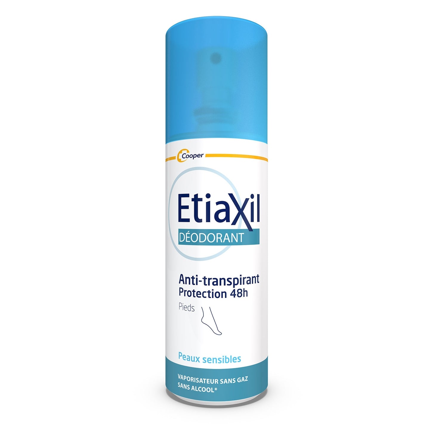 Déodorant Pieds Spray Anti-transpirant Protection 48h Peau Sensible ETIAXIL 
